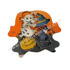  Halloween kiszúró szett 6 darabos, fém 2 sütés és főzés