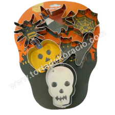  Halloween kiszúró szett 6 darabos, fém 3 sütés és főzés