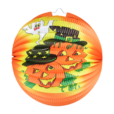 Halloween lámpás vidám tök 25 cm party kellék