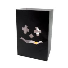 Halloween LED világítás fekete 7x5x10.5cm 1*CR2032 elem - Grundig party kellék