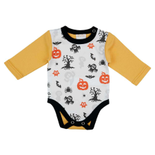 Halloween mintás hosszú ujjú baba body kombidressz, body