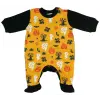  Halloween mintás hosszú ujjú baba rugdalózó