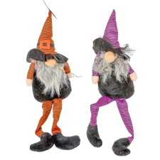  Halloween orrszakáll lógólábú textil M22cm dekorációs kellék