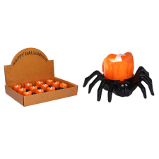 Halloween pók világító 9 cm party kellék