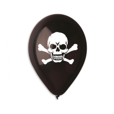 Halloween Skull, Koponya léggömb, lufi 5 db-os 12 inch (30 cm) party kellék