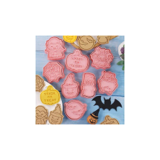  Halloween sütikiszúró és mintázó szett 8 részes sütés és főzés