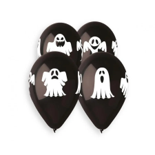  Halloween Szellemek Scare léggömb, lufi 5 db-os 13 inch (30 cm) party kellék