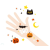 Halloween tetkó 5 db-os