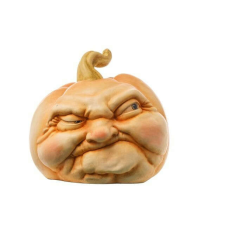 Halloween tök arccal 40,5cm dekoráció