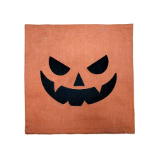 Halloween tök mintás díszpárnahuzat - Sárga lakástextília