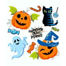  Halloween vasalható foltok kis lap kreatív és készségfejlesztő