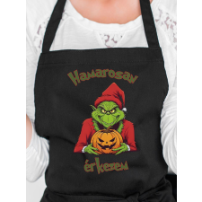  Halloweeni Grincs kötény - Hamarosan érkezem lakástextília
