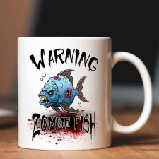 Halloweeni pecás bögre - Zombiefish bögrék, csészék