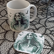  Halott menyasszony mintás halloweeni bögre bögrék, csészék