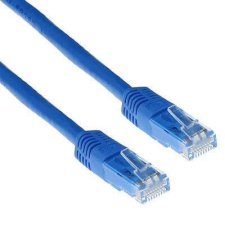  Hálózati kábel RJ45 csatlakozókkal, kék, 5M, 8P8C kábel és adapter