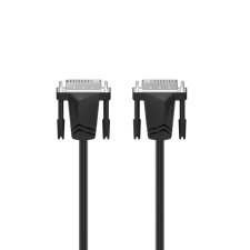 Hama 00200706 DVI kábel 1,5 M DVI-I Fekete (200706) kábel és adapter