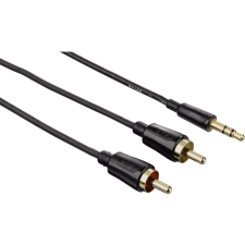 Hama 122302 3,5 mm Jack - RCA összekötõ kábel 1,5 m audió/videó kellék, kábel és adapter