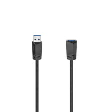 Hama 200628 USB-A 3.0 hosszabbító kábel 1,5m kábel és adapter