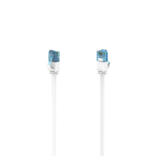 Hama 200685 FIC CAT6A lapos 5m fehér patchkábel kábel és adapter