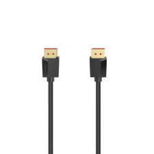 Hama 200699 DisplayPort kábel 8K, 2m fekete kábel és adapter