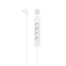 Hama 223191 1,4m fehér 5-ös elosztó +2x USB kábel és adapter
