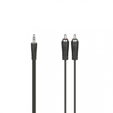 Hama 3,5mm Jack-2 RCA Audio Cable 5m Black (205112) kábel és adapter