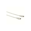 Hama 75db antenna kábel 5m white 42963