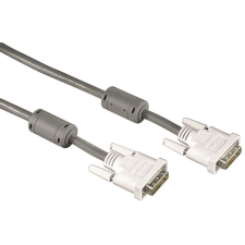 Hama DVI - DVI összekötő kábel, Dual Link 1.8m (45077) (45077) kábel és adapter