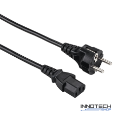 Hama Eco hálózati töltő kábel 3 eres 1,5m (29934) kábel és adapter