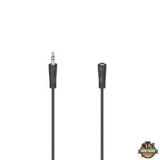 Hama FIC 3,5mm jack hosszabbító 5m kábel Black 00205121 kábel és adapter
