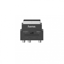 Hama Fic AV SCART-3RCA-SVHS out/in Black kábel és adapter