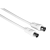 Hama fic eco antennakábel 75dB fehér 10 m