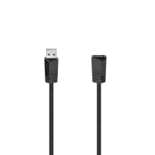Hama fic usb kábel hosszabító 3m black 00200620 kábel és adapter