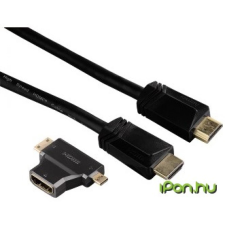 Hama HDMI Összekötő Fekete 1.5m 122227 kábel és adapter