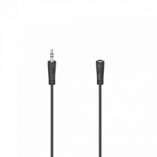 Hama Jack Male>Jack Female 3,5mm 3m Black (200724) kábel és adapter