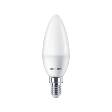 Hama PHILIPS LED fényforrás, gyertya, E14, 5W, 470lm, 2700K, meleg fehér (929002977718) izzó