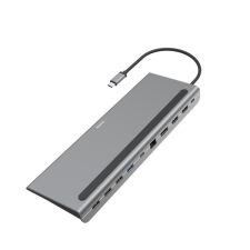 Hama USB 3.2 TYPE-C 10in1 Dokkoló Adapter laptop kellék