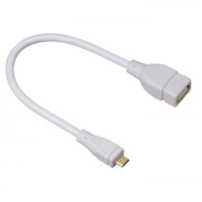 Hama USB A aljzat  / Micro USB OTG adapter kábel 0,15 m fehér (54518) mobiltelefon kellék