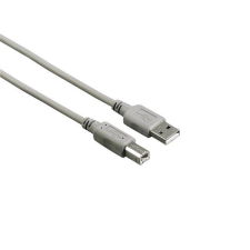 Hama USB-A - USB-B kábel 1.5m szürke (200900) kábel és adapter