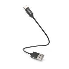Hama USB-A - USB-C töltőkábel 20cm fekete (201600) kábel és adapter