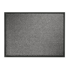 hamat Lábtörlő, szürke, velúr-nedvszívó, gumis hátoldal és perem, 120x180cm lakástextília