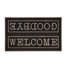 hamat Modern gumi lábtörlő "Diamo-Welcome-Goodbye", 45x75cm lakástextília
