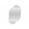  Hanah Home Bathroom Cabinet White Cloud Storage Bathroom Wall Mirror - White