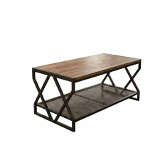 Hanah Home Coffee Table Atlantic Pine Black Drak - Atlantic Pine, Black bútor