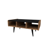  Hanah Home Coffee Table Light Walnut Line - Light Walnut
