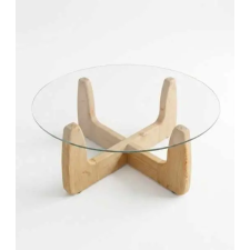  Hanah Home Coffee Table Natural Yuvarlak - Natural bútor