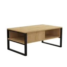  Hanah Home Coffee Table Sapphire Oak Devon Orta- Sapphire Oak bútor