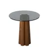  Hanah Home Coffee Table Walnut Dark Grey Thales - Walnut, Dark Grey