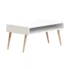  Hanah Home Coffee Table White Via