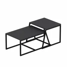  Hanah Home Dohányzóasztal Antracit Minimál - Antracit bútor